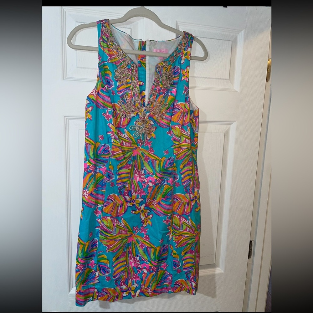 Lilly Pulitzer rare pattern shift dress!